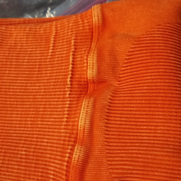FP Movement Free Throw High Waist Ribbed Leggings M/L Ripe Persimmon NWOT FP058 - Picture 9 of 9